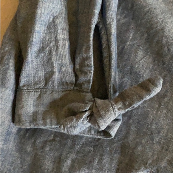 Button down denim blouse - Picture 2 of 2